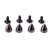 9mm 100Pcs Cone Screwback Studs Rivet Bullet Spike Punk Spots