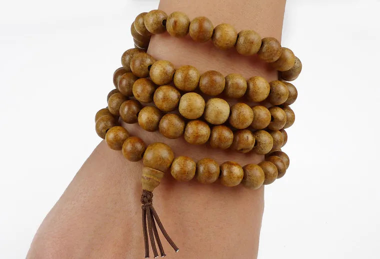 9mm 108 Bead Vietnamese Agarwood Aloeswood Mens Jewelry Bracelets