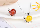 925 Sterling-Silverr Plated Platinum Pendant Blank with Honeywax Beads