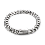 9mm Stainless Steel Cuban Chain Bracelet Polished