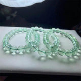 9mm Green Fluorite Quartz Bracelet Healing Gift