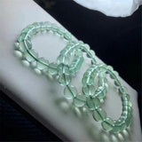 9mm Green Fluorite Quartz Bracelet Healing Gift