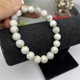 9mm Natural Hackmanite Bracelet String Charms Crystal Jewelry 1PCS