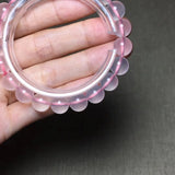 Pink Rose Quartz Bracelet Reiki Healing Gift Crystal Beads