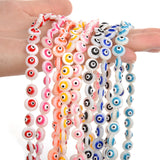 9mm Shell Beads Multicolor Evil Eye Spacer Pearl Beads for Jewelry Making