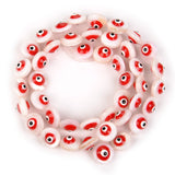 9mm Shell Beads Multicolor Evil Eye Spacer Pearl Beads for Jewelry Making