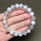 Natural Light Moonstone Stone Bracelet Beauty Healing Love Gift