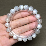 Natural Light Moonstone Stone Bracelet Beauty Healing Love Gift