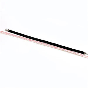 9mm Wide Punk Style Velvet Ribbon Choker Necklace Gothic Jewelry