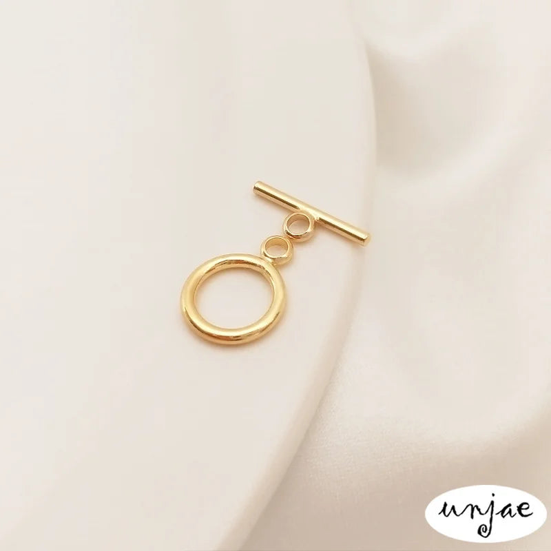 Gold-covered 9mm OT Buckle for Jewelry DIY