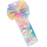 9pcs/3pcs Girls Hairpin Set Bow Hair Clip Headdress Fairy Little Girl Baby Princ
