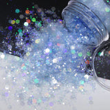 9pcs Holographic Chunky Glitter Ice Sequins DIY Jewelry Making Supplies