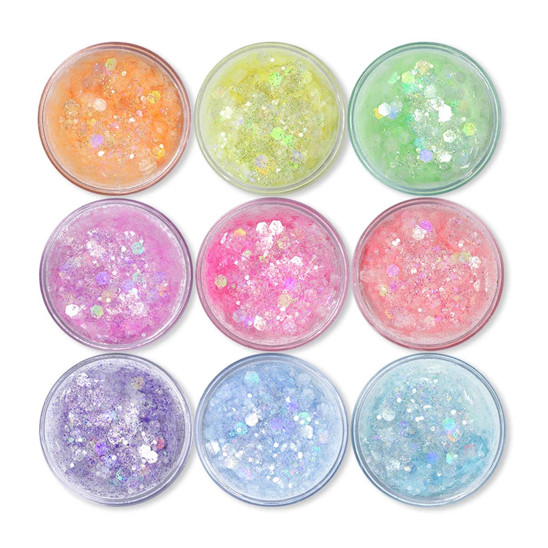9pcs Holographic Chunky Glitter Ice Sequins DIY Jewelry Making Supplies