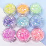 9pcs Holographic Chunky Glitter Ice Sequins DIY Jewelry Making Supplies