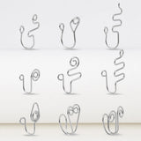 9pcs Stainless Steel Nose Ring