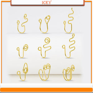 9pcs Stainless Steel Nose Ring