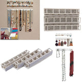 9pcs/set Hanging Jewelry Display Hooks Earring Necklace Ring Hanger Holder