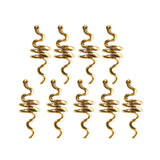 9pcs Snake Hair Clips Spiral Hair Ring Clip Hairpins Braids Acces