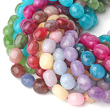 Irregular Oval Beads Mixed Gemstones for Jewelry Making