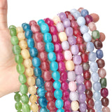 Irregular Oval Beads Mixed Gemstones for Jewelry Making