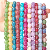 Irregular Oval Beads Mixed Gemstones for Jewelry Making