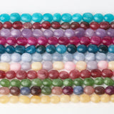 9x11mm Oval Amethyst Apatite Tourmaline Stone Bead
