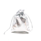 100pcs Silver Jewelry Bag Pouches For Jewelry Display 2Colors Gift Bags