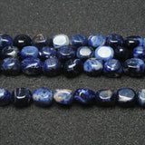 9x12mm Rectangle Cuboid Sodalite Beads Natural Stone Beads 15''