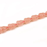 9x13mm Rose Quartz Beads 15'' Gourd Shape DIY Loose Beads For Jewelry Making