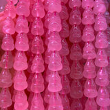 9x13mm Rose Quartz Beads 15'' Gourd Shape DIY Loose Beads For Jewelry Making