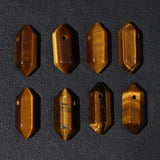 9x20mm Hexagonal Column Stone Bead Charms for Jewelry Making