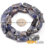 9x20mm Twist Column Natural Stone Beads Unakite Amethysts Fluorite Sodalite