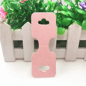 50pcs Paper Necklace Hand Chain Anklet Bracelet Card Love Jewelry Cards
