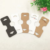 50pcs Paper Necklace Hand Chain Anklet Bracelet Card Love Jewelry Cards