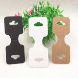 50pcs Paper Necklace Hand Chain Anklet Bracelet Card Love Jewelry Cards