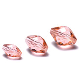 200pcs 9x6mm Czech Oval Crystal Beads Clear Faceted Glass Spacer DIY Jewelry