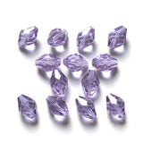 200pcs 9x6mm Czech Oval Crystal Beads Clear Faceted Glass Spacer DIY Jewelry