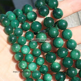 Natural Green Emerald Loose Beads Gem Stone 15 inch