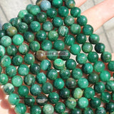 Natural Green Emerald Loose Beads Gem Stone 15 inch