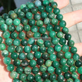 Natural Green Emerald Loose Beads Gem Stone 15 inch