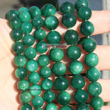 Natural Green Emerald Loose Beads Gem Stone 15 inch