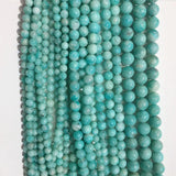 Amazonite Round Stone Beads for Jewelry Making