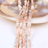 Natural Freshwater Biwa Pearl Strands 8-10mm for Jewelry Making