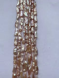 Natural Freshwater Biwa Pearl Strands 8-10mm for Jewelry Making