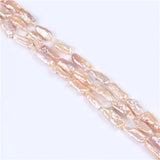 Natural Freshwater Biwa Pearl Strands 8-10mm for Jewelry Making