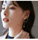 Tassel Clip Earrings for Women Girls Birthday Gift