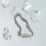 925 Silver Nameplate Chain Bracelet for Women