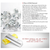 Screw Earrings SONA Stone 4MM 5MM 6MM Round Cut
