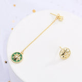 S925 Sterling Silver Long Line Tassel Earrings
