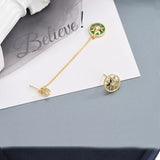 S925 Sterling Silver Long Line Tassel Earrings